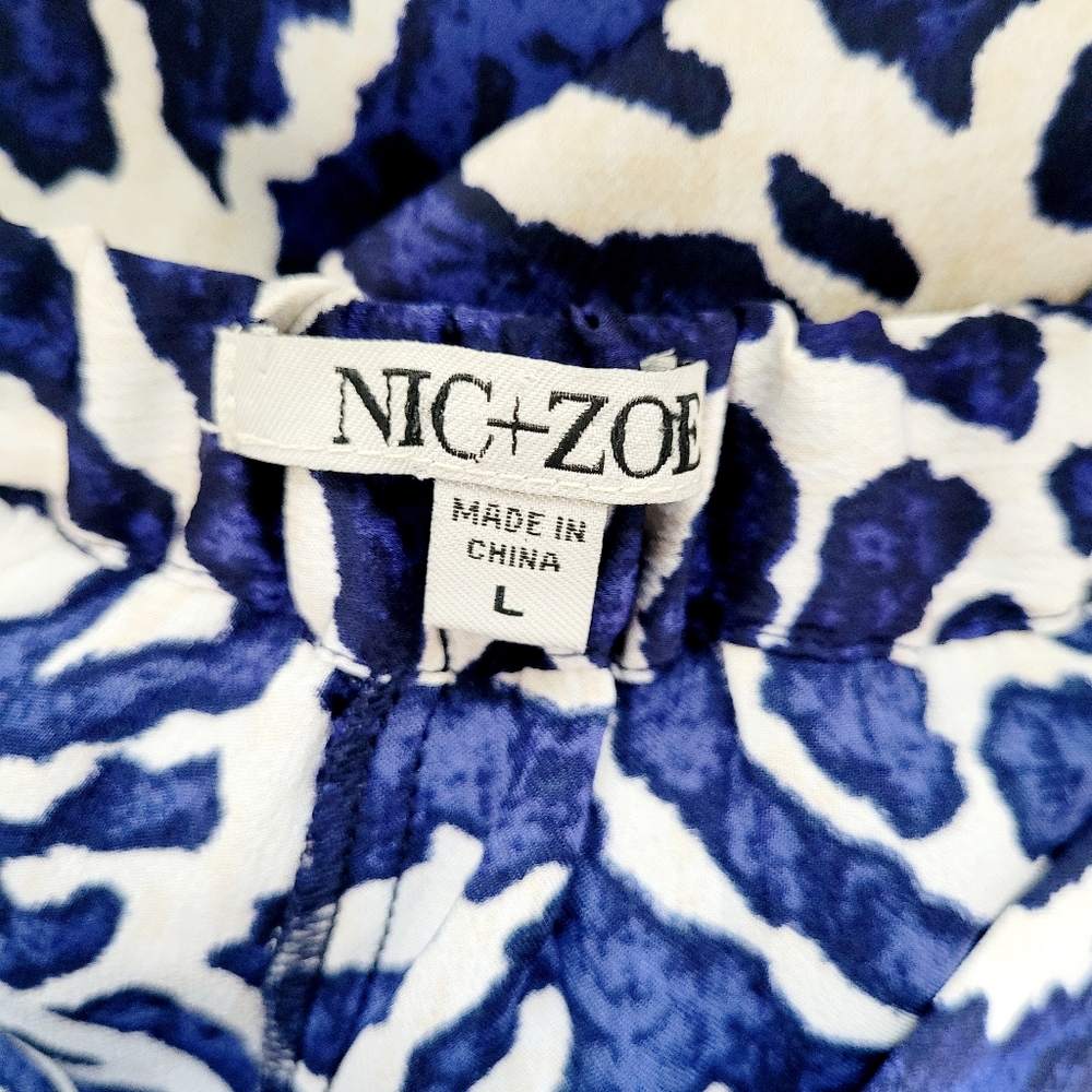 NIC+ZOE Indigo Stamp Pants - Picture 8 of 9
